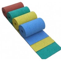 CATY high quality 15 colours indoor gym rubber roll flooring