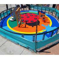 New Arrival EPDM Playgrounds with EPDM granules